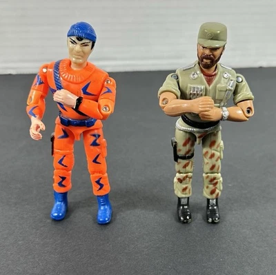 Vintage Action Figure John Eagle & Large Sarge The Corps  LANARD 1986 Army Toys - Image 1 of 4