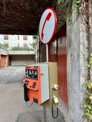 Telefono a  Gettoni   SIP Rotor  Vintage - Immagine 1 di 4