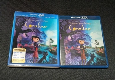 Coraline (Blu-ray/3D/DVD, 2011, набор из 3 дисков - Изображение 1 из 3