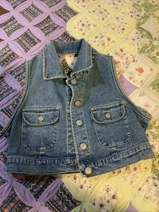 silverTab Silver Tab Damen Denim Back Out Weste Größe Medium  - Bild 1 von 7