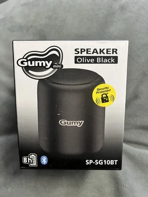 JVC GUMY MINI SPEAKER SP-SG 10BT BLUETOOTH/WIRELESS *OLIVE BLACK* - Image 1 of 3