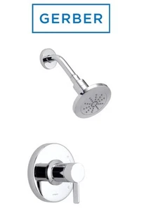 Gerber Amalfi One Handle Shower Only Trim Kit And Treysta Cartridge 2.0 Gpm Crme - Picture 1 of 7