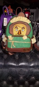 Wizard of Oz Scarecrow Mini Loungefly Rucksack mit Schlüsselanhänger - Bild 1 von 3