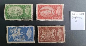 KGVI High Values SG509/12 gebraucht (A) - Bild 1 von 1