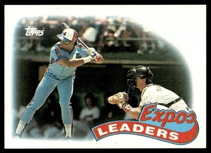 1989 Topps Expos Leaders - Tim Raines #81 Montreal Expos - Picture 1 of 2