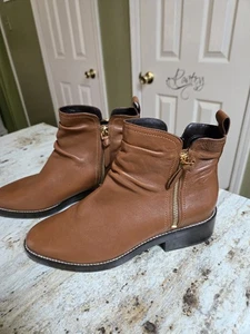 Cole Haan Womens Harrington Grand Slouch Bootie Ankle Booties Size 10 C Brown - Picture 1 of 8