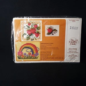 Il Cerchio Creativo 1627 HAPPY RAINBOW 3,25" x 2,5". Mini Kit 1983 Punto Croce - Foto 1 di 5