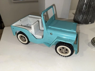Tonka #200 Jeep Dispatcher Light Blue Vintage Truck Pressed Steel - Image 1 of 4