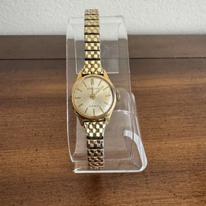 VINTAGE STEELCO Damen Aufzugsuhr goldfarben Jewels 21 /..RAR - Bild 1 von 16