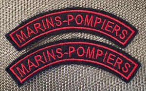 ECUSSON D’EPAULES DES MARINS POMPIERS   (ÉCU 86) - Picture 1 of 3