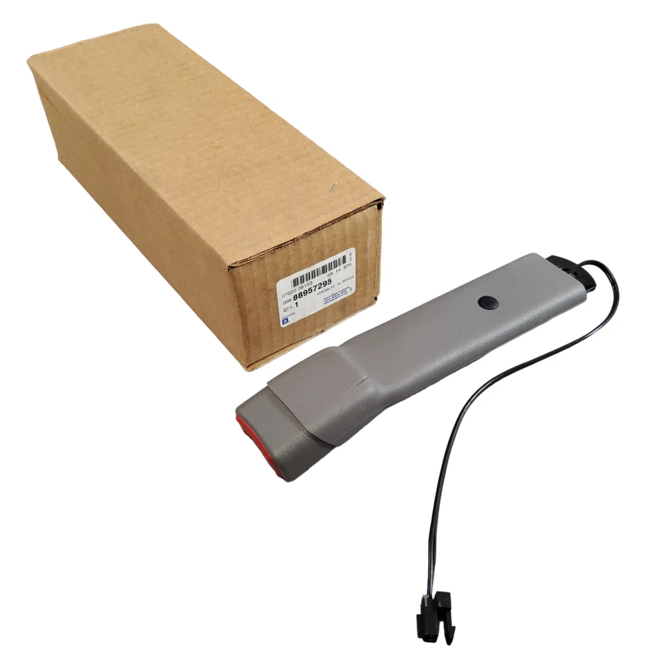 Nuevo pestillo de hebilla de cinturón de seguridad delantero gris GM genuino para Pontiac Aztek 04-05 Foto 1 de 4