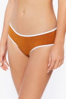 Parte inferior de bikini hipster con ribete en contraste Forever 21 Foto 1 de 2