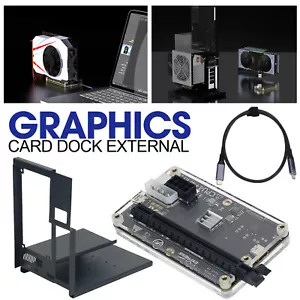 External Graphics Card Dock External GPU Dock + USB4 Cable for Thunderbolt 4/3 - Picture 1 of 19