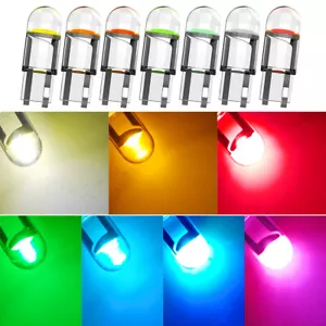 DC 12V T10 COB LED Car Interior Trunk Light W5W 168 Side Marker Bulb Wedge Lamp - Picture 1 of 15