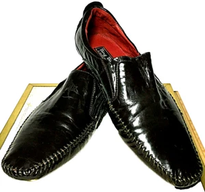 Scarpe mocassini in pelle marrone Kevin 660019 uomo taglia 8D di Giovanni Marques - Foto 1 di 10
