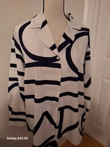Women's Dressy Shirt Long Sleeve, Size Medium 'NEW' W/TAGS By ROMWE - Picture 1 of 8