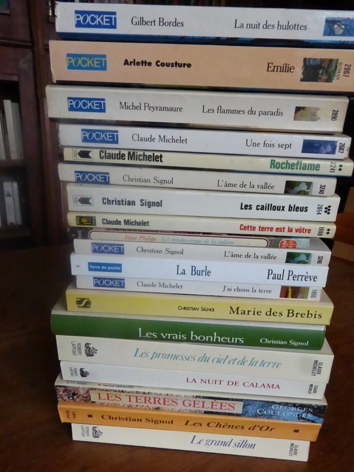 Destockage Lot de 19 livres SIGNOL MICHELET COULONGES école de Brive Terroir - Photo 1/4