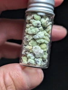 Jar of Micro Wavellite Specimens (Arkansas, USA)  - OOAK Natural Crystals - Picture 1 of 6