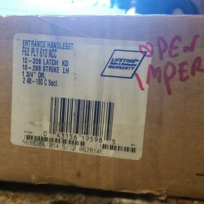 Schlage F62 PLY 613 ACC LH Plymouth двойной цилиндр полированная маслом бронза для левой руки  - Изображение 1 из 4