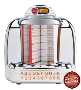 SEEBURG RETRO WALL JUKEBOX - BLUETOOTH - AUX - FM RADIO - JUKEBOX - DINER - Picture 1 of 6