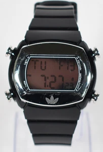 Adidas Men's Watch Digital Chronograph Sports Black ADH1670 44mm #L054 - Picture 1 of 18