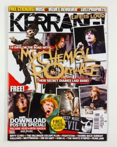 MY CHEMICAL ROMANCE GALLOWS WHITE STRIPES SUM 41 MUSE KERRANG MAGAZINE STICKERS - Picture 1 of 1