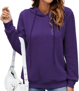 Nimsruc Hoodies For Women Pullover Long Sleeve Oversized Sweatshirts Casual - Picture 1 of 15