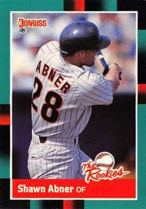 1988 Donruss The Rookies #5 Shawn Abner - Foto 1 di 2