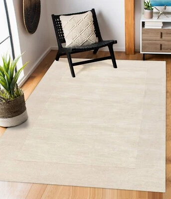 Nuevas alfombras contemporáneas hechas a mano 100 % lana corte borde Foto 1 de 3