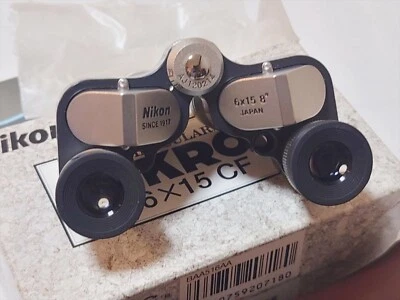 Nikon Binoculars Mikron 6x15 Porro Prism M6X15 Japan NEW - Image 1 of 4