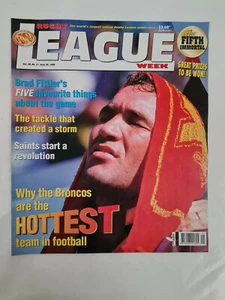 RUGBY LEAGUE WEEK Magazine 30th June 1999 NRL QRL Australian   - Picture 1 of 4