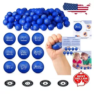 72 Pcs Motivational Stress Relief Balls - Inspirational Fidget Toys for Adults - Picture 1 of 8