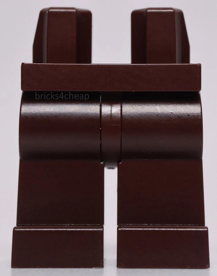 Lego Marrón Oscuro Monocromo Liso Minifigura Caderas y Piernas Foto 1 de 1