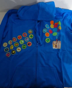 Disney Pixar UP! Hoody Full Zip and Front Pocket Size Small - Picture 1 of 1
