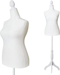 Maniquí de vestir talla 10-12 con soporte de trípode mejorado para coser - Imagen 1 de 28