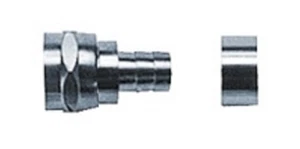 PACK DE 5 - CES - 'F' MACHO CRIMPADO COAXIAL VIDEO/ANTENA CONNS. RG56 # 38-7002-5PK - Imagen 1 de 2