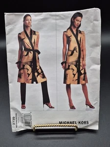 Vintage VOGUE Michael Kors 2739 Dress, Belt & Pants 12,14,16 Uncut Sewing Patter - Picture 1 of 3