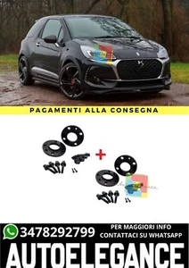 ⭐KIT 4 DISTANZIALI 16+20mm NERO ADATTO PER CITROEN DS3 dal 2015 al 2019⭐ - Foto 1 di 3