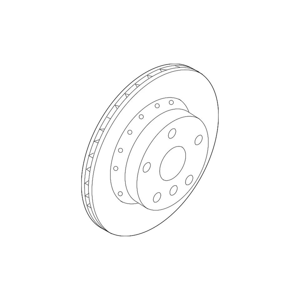 Rotor de freno de disco derecho pasajero original OEM para BMW M2 M3 M4 34207889664 Foto 1 de 1