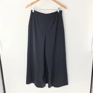 Jean Paul Gaultier Women Skirt Wrapped Pants Classique Navy Blue Pinstripe Sz 44 - Picture 1 of 11