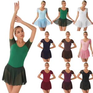 Disfraces de danza de ballet para mujer ropa de baile moderna sin espalda gimnasia vestido de leotardo - Imagen 1 de 94