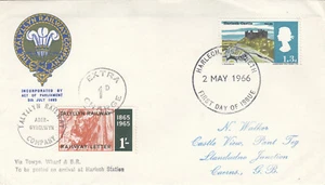 Landscapes Castle non-phosphor GB Talyllyn Railway FDC HARLECH 1966 (133892) - Picture 1 of 2