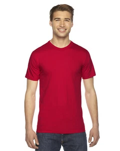 Pack Of 5 American Apparel 2001 Unisex Fine Jersey Short Sleeve Comfort T-Shirt - Picture 1 of 21