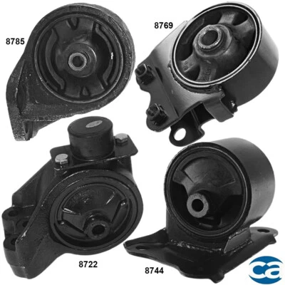 Крепления двигателя и трансмиссии Комплект креплений 4 шт для Hyundai Sonata 99-01 2,4 л - Изображение 1 из 4