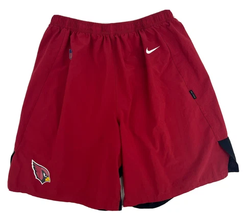 Arizona Cardinals Nike NFL Onfield Apparel Dri-Fit Athletic Shorts Men's 2XL #91 Cover