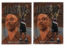 (2) 1997-98 TOPPS FINEST KENNY ANDERSON MASTERS CARD #89 LOT  **NM-MT** PORTLAND