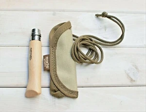 Opinel N°08 Stainless Steel With Hand-made Sheath - Picture 1 of 12