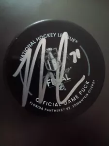 Nick Cousins Autographed 2024 Florida Panthers Stanley Cup Champions Puck - Picture 1 of 2