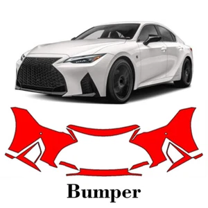 Front bumper PreCut PPF Paint Protection Film For Lexus IS F-Sport 2021-2025 - Picture 1 of 7