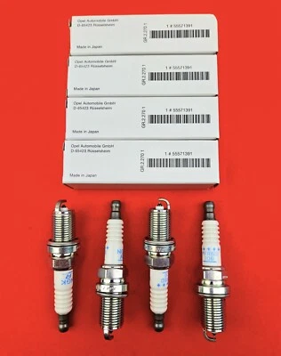 4X Originales Opel Bujías Vectra C, Signum, SAAB 9-3 - 2.0 Turbo - 55571391 - Imagen 1 de 3